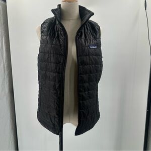NWT Patagonia Nano Puff Black Quilted Women's Insulated Vest Medium